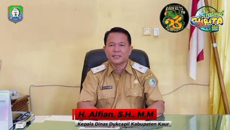 Kepala Dinas Kependudukan dan Pencatatan Sipil Kabupaten Kaur